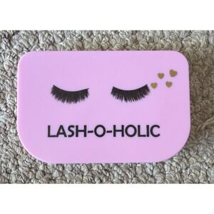 Sassy + Chic Eyelash Travel Case w Mirror Pink - Lash-O-Holic
